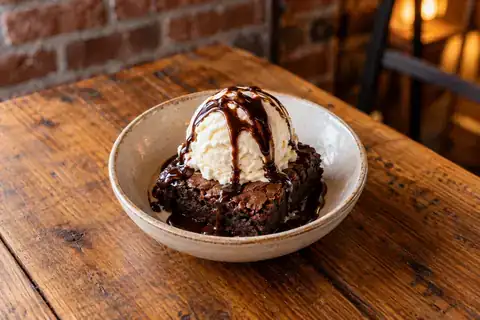 Chocolate Brownie Sundae