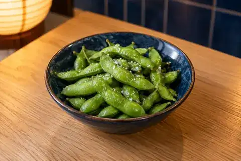 Sea Salt Edamame served as a single listed menu portion