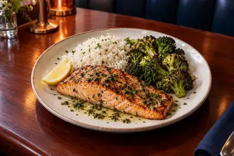 Grilled Salmon Plate