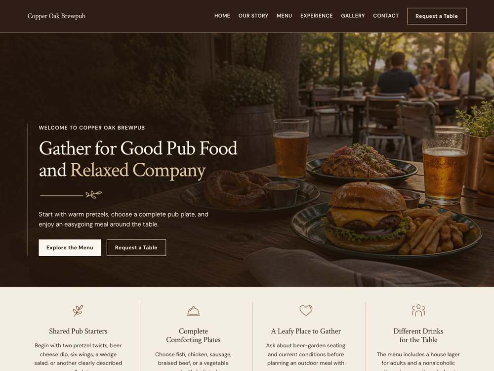 Brewpub & Beer Garden homepage in 07 · Espresso Journal